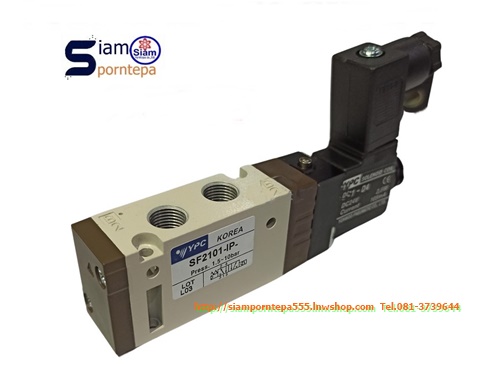 SF2101-IP-SC1-CN1-A2 YPC Solenoid valve 5/2 Ways Size 1/8" Flow 700 l/min ที่ 0-10 Bar 150psi 